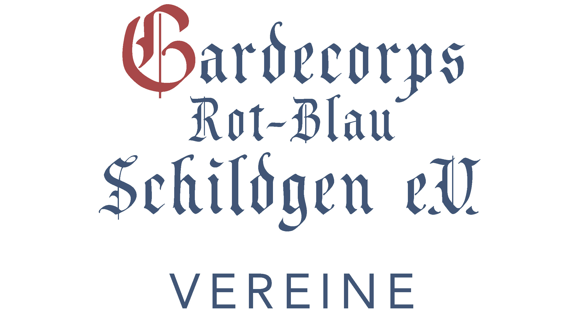 Schriftzug des Gardecorps